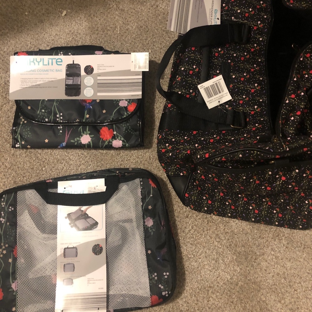 Floral Weekender Set